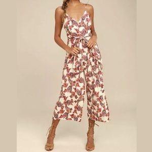 Free People Hot Tropics Floral Midi Jumpsuit 10